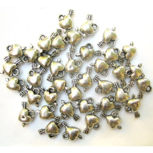 Висулки метализирано сърце - висулка