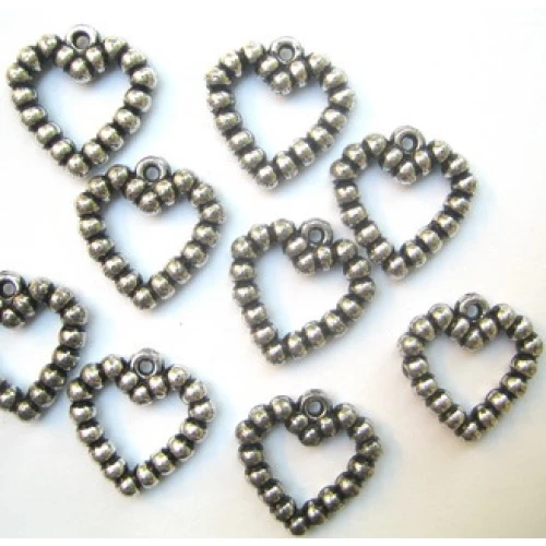 Висулки метализирано сърце - висулка