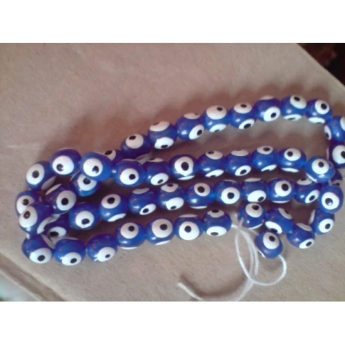 Синьо око пластмасови мъниста - синьо око