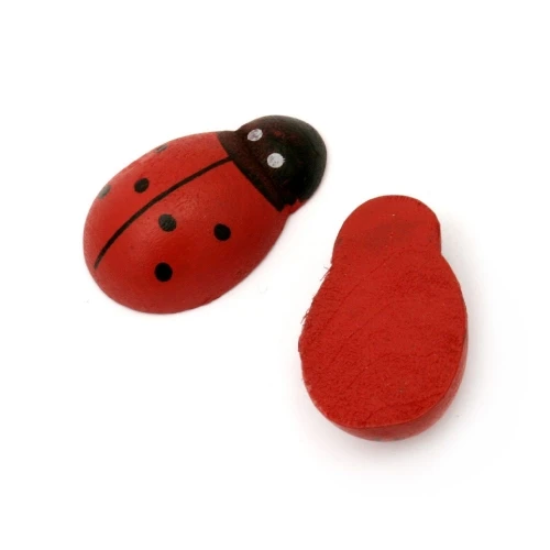 Цветни фигурки дървени калинки