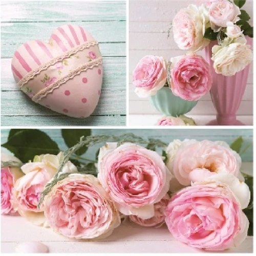 Цветя салфетки - цветя