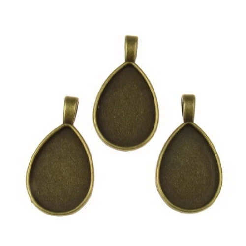 Основи за бижута метална основа за медальон