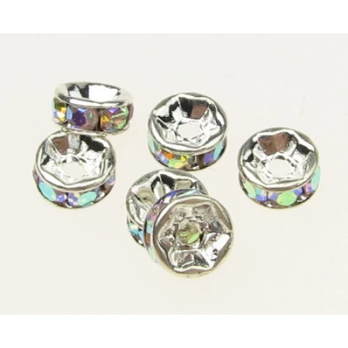 Метални с кристал и шамбала метална шайба с кристал