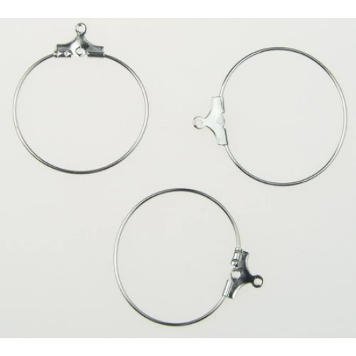 Основи за обеци метална халка за обеци