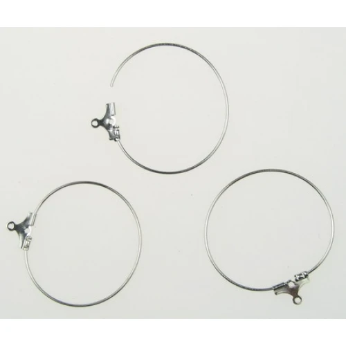 Основи за обеци метална халка за обеци