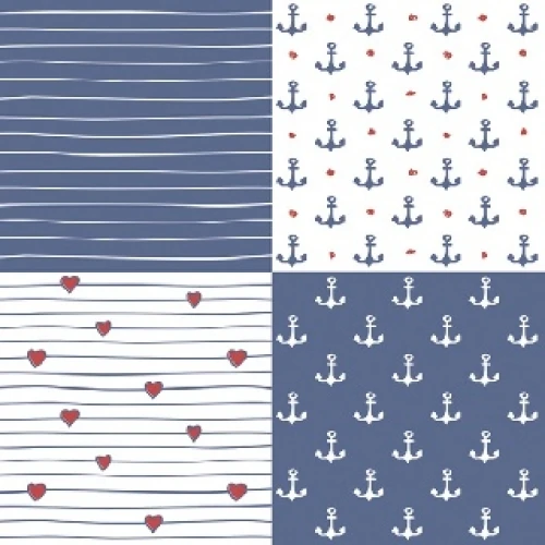 Морски салфетки - морски