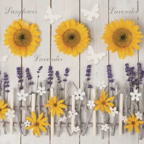 Цветя салфетки - цветя