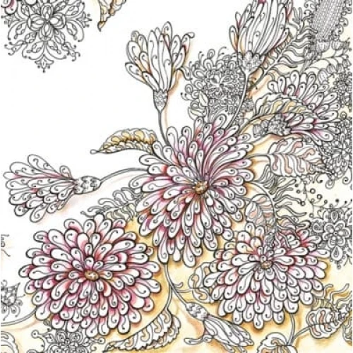 Цветя салфетки - цветя