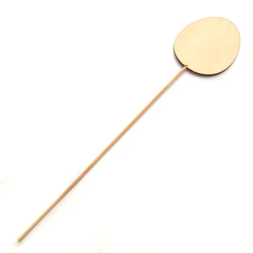 Великден дървено яйце на клечка