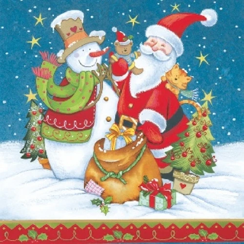 Новогодишни салфетки - Новогодишни