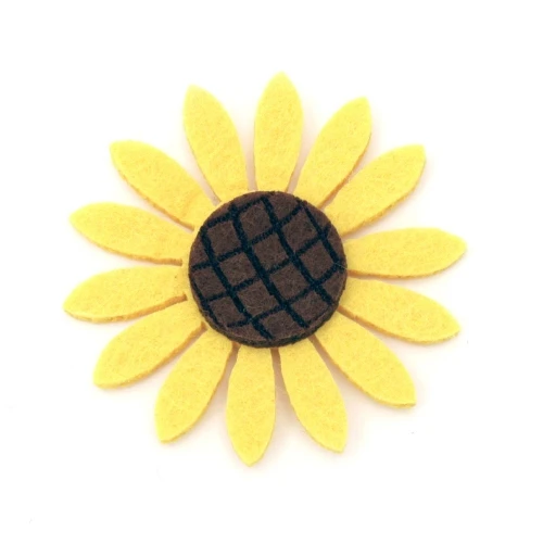 Меки слънчоглед от филц