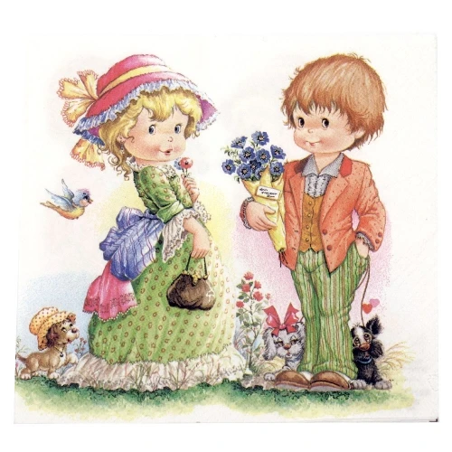 Детски салфетки - детски