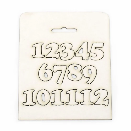 От бирен картон цифри от бирен картон