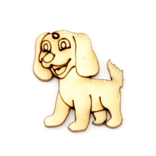 Дървени дървени кученца