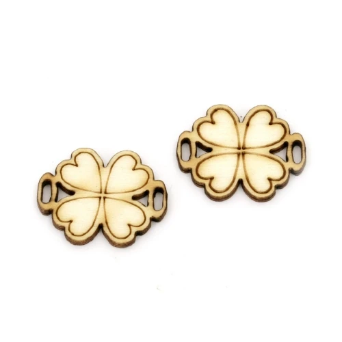 Свързващи елементи дървени детелинки