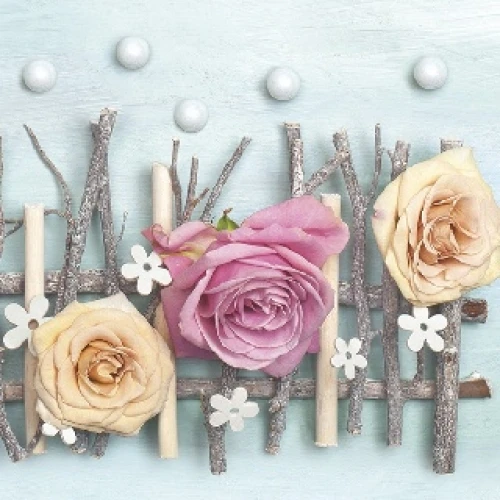 Цветя салфетки - цветя