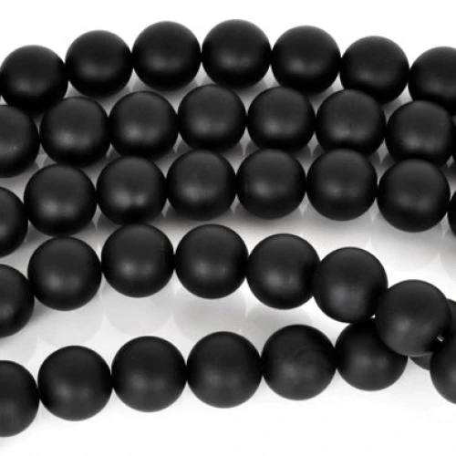 Полускъпоценни камъни оникс - матиран