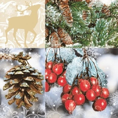 Новогодишни салфетки - Новогодишни