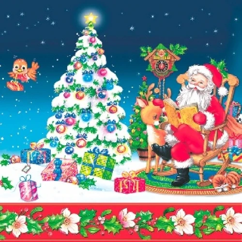 Новогодишни салфетки - Новогодишни