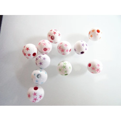 Мъниста - 500 грама пластмасови топчета