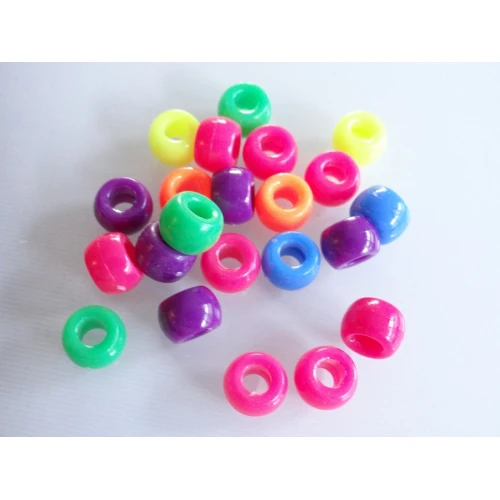 Мъниста - 500 грама пластмасови мъниста