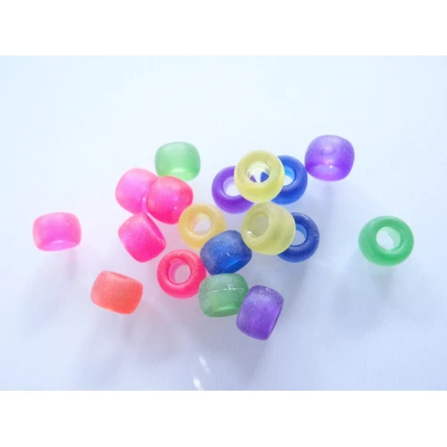 Мъниста - 500 грама пластмасови мъниста