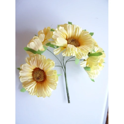 Цветя от текстил на букет текстилни цветя