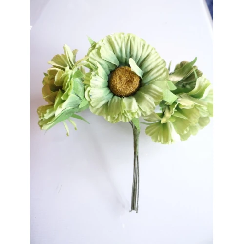 Цветя от текстил на букет текстилни цветя