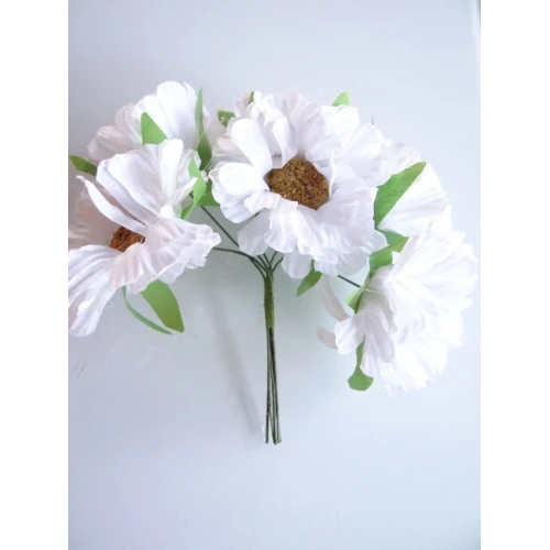 Цветя от текстил на букет текстилни цветя