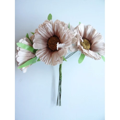 Цветя от текстил на букет текстилни цветя