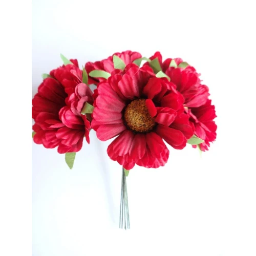 Цветя от текстил на букет текстилни цветя