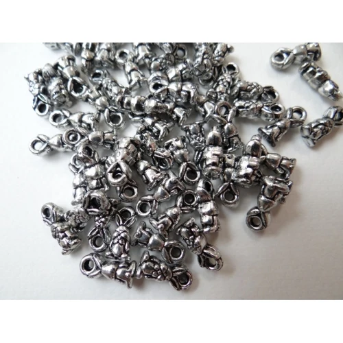 Висулки метализирани мъниста - висулка