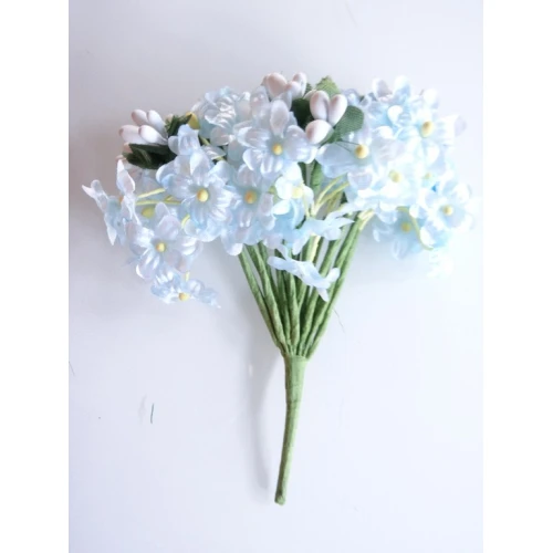 Цветя от текстил на букет текстилни цветя