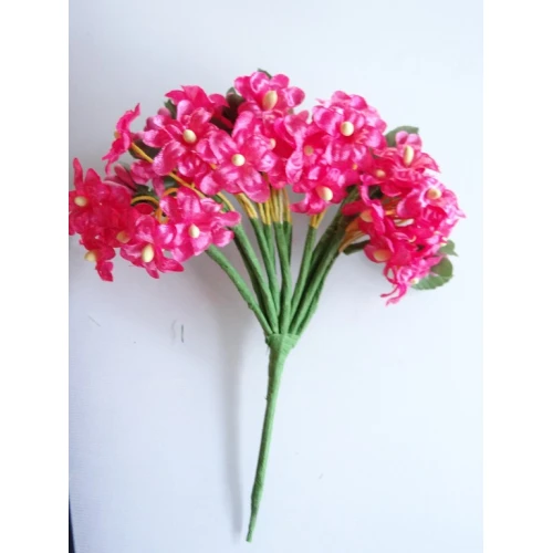 Цветя от текстил на букет текстилни цветя