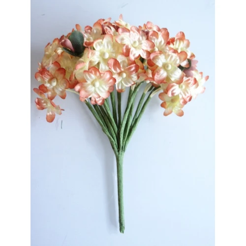 Цветя от текстил на букет текстилни цветя