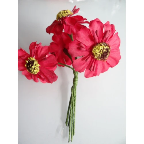 Цветя от текстил на букет текстилни цветя