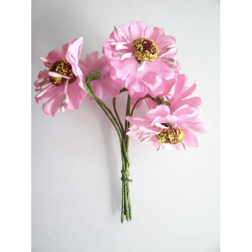 Цветя от текстил на букет текстилни цветя