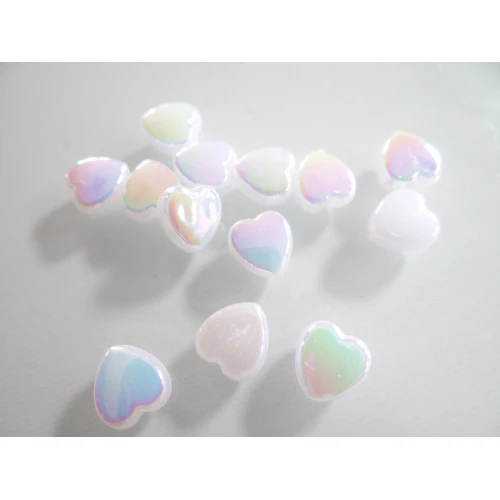 Мъниста - 500 грама пластмасови сърца