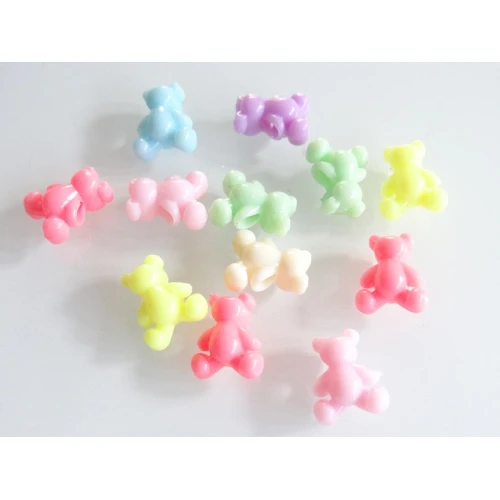 Мъниста - 500 грама пластмасови мечета