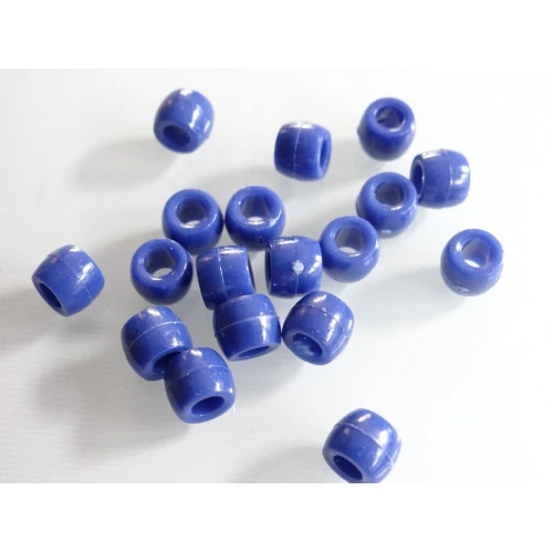 Едноцветни пластмасови мъниста