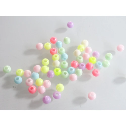 Мъниста - 500 грама пластмасови топчета