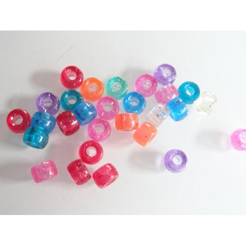 Мъниста - 500 грама пластмасови мъниста