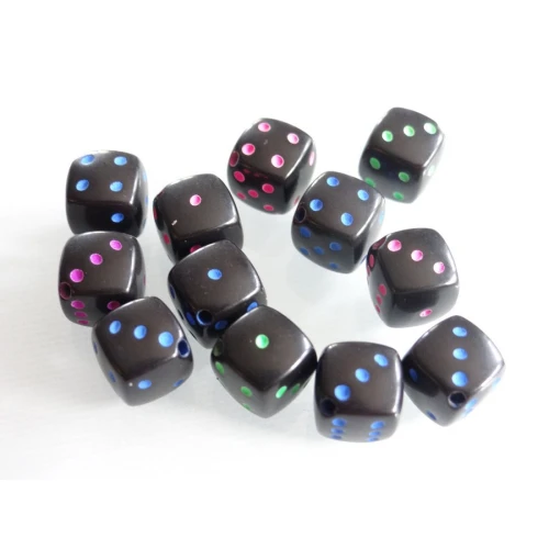 Мъниста - 500 грама пластмасови зарчета