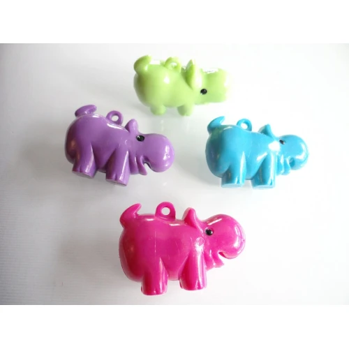 Висулки пластмасови хипопотами