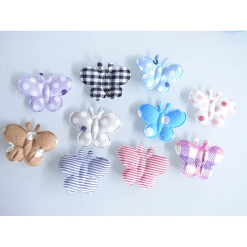 Фигурки за декорация текстилни пеперудки