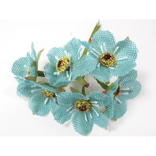 Цветя от текстил на букет текстилни цветя