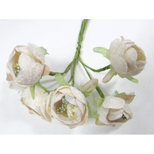 Цветя с основа за монтаж текстилни цветя