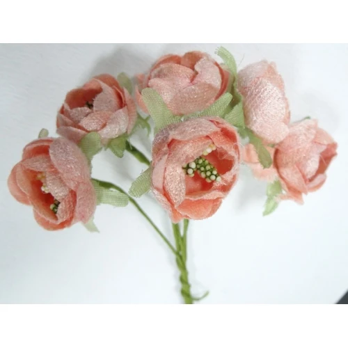 Цветя от текстил на букет текстилни цветя