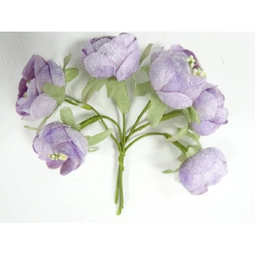 Цветя от текстил на букет текстилни цветя