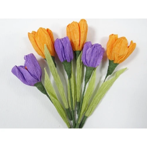 Цветя от хартия минзухари